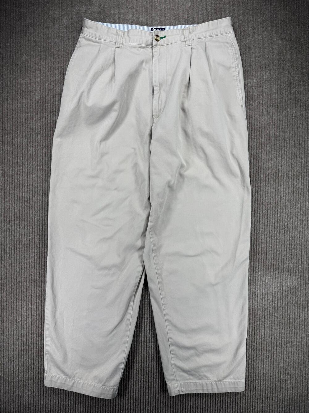 Vintage 90s Tommy Hilfiger Pleated Chino Pants